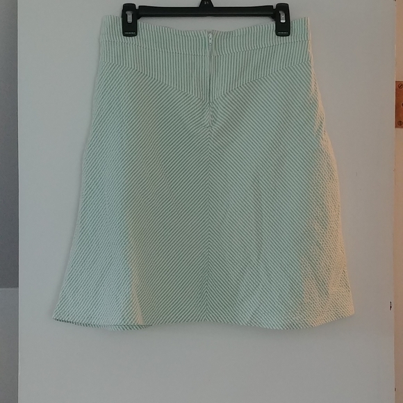 Green and white skirt - Picture 3 of 7